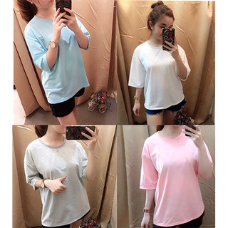 [Kèm Voucher FreeShip] ÁO TAY LỠ UNISEX HM1806| ÁO THUN TRƠN TAY LỠ NHIỀU MÀU FULL SIZE