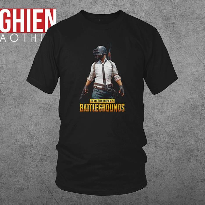 [ SIÊU ĐẸP ] -  Áo Thun Nam PUBG (Đen)  -  shop uy tín