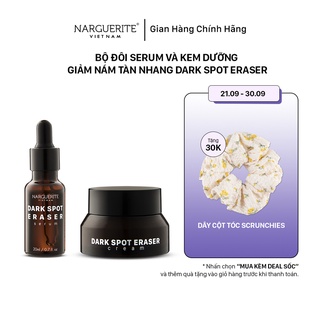 Bộ đôi Serum và Kem Dưỡng giảm nám tàn nhang Dark Spot Eraser Narguerite