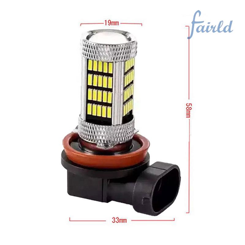 2 Bóng Đèn Led H11 H8 Siêu Sáng 6000k 92smd Cho Xe Hơi