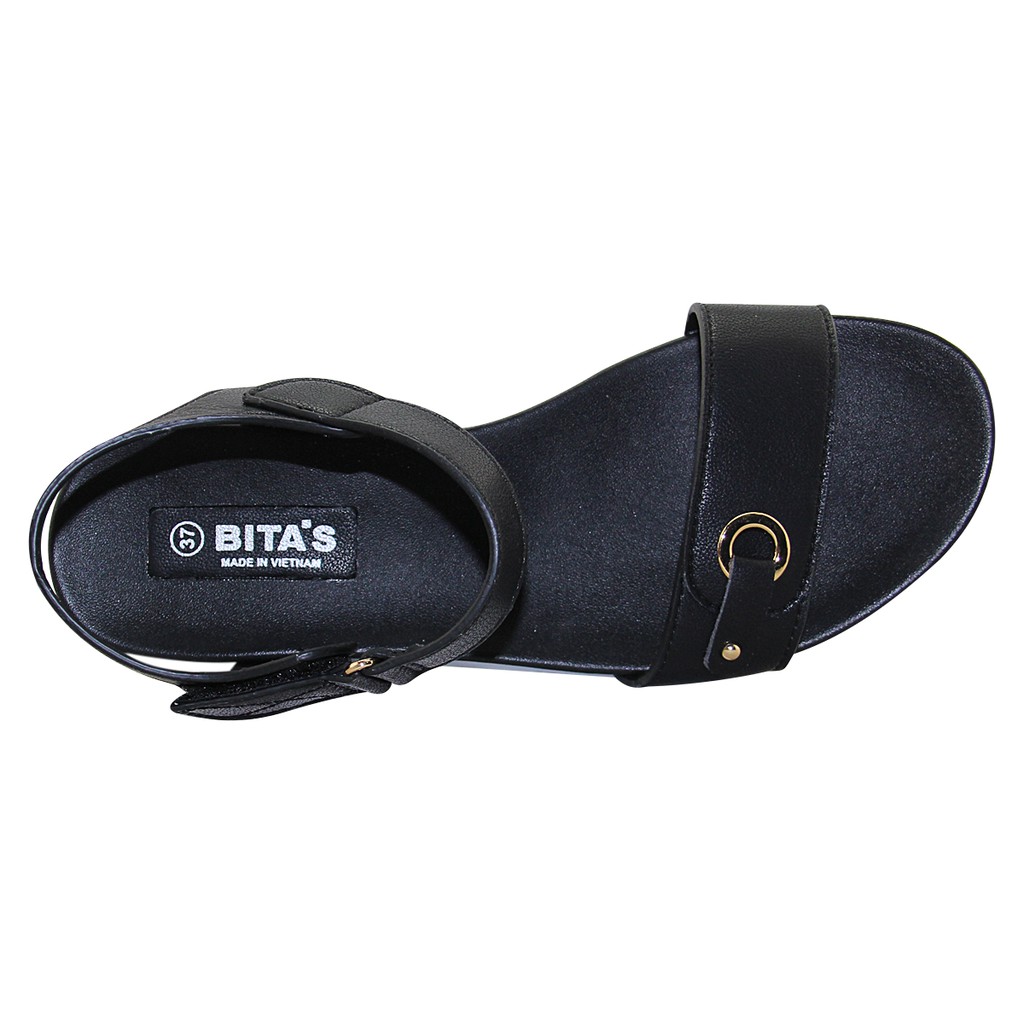 Sandal nữ Bita's SYN.198 (Hồng + Đen + Vàng bò + Xanh biển)