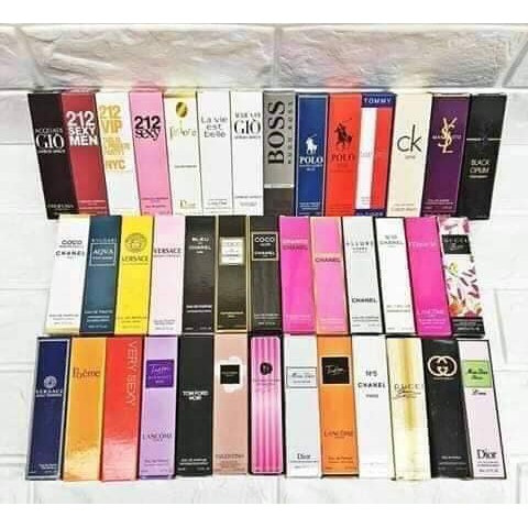 si 10 chai nước hoa chiết 20ml