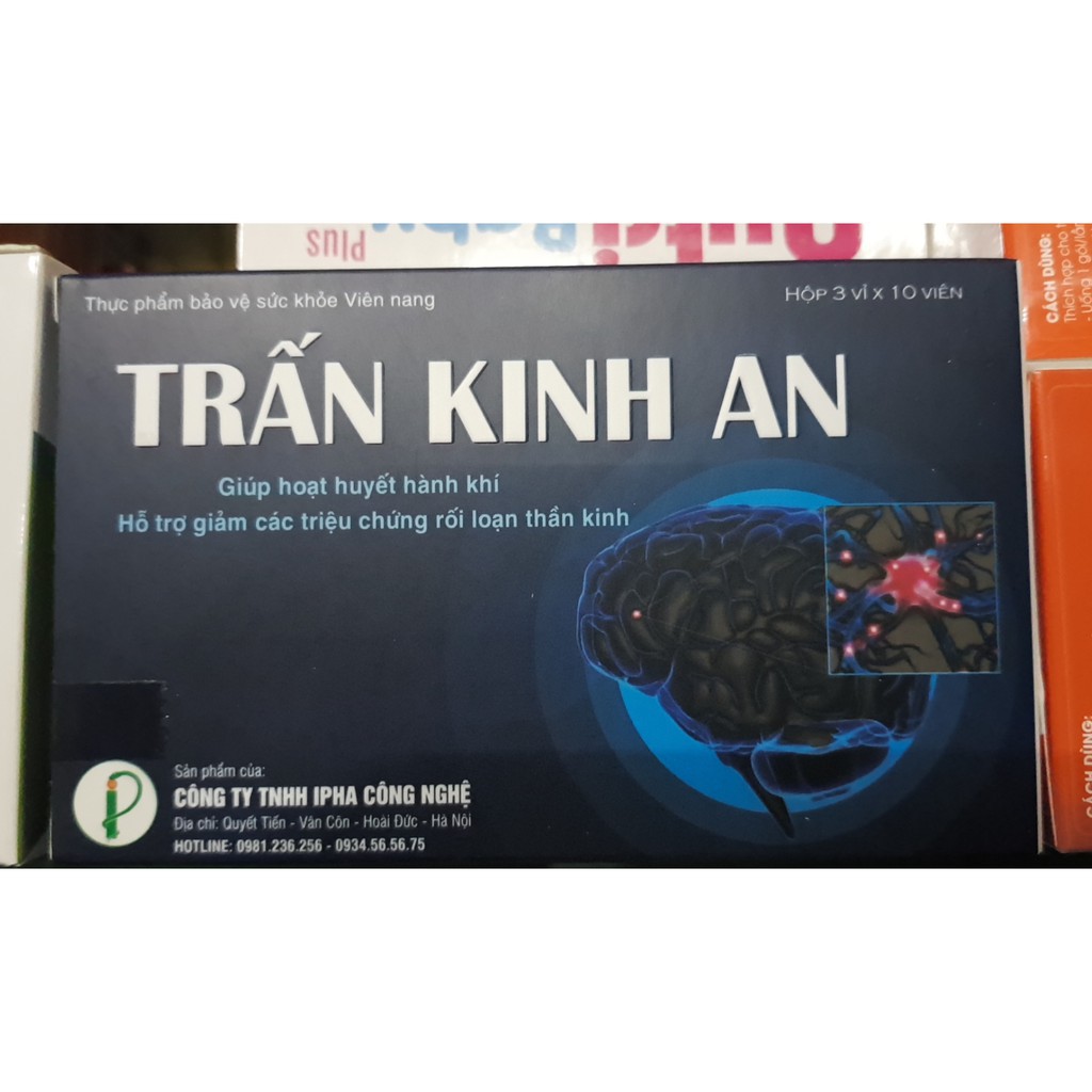 trấn kinh an hộp 30 viên