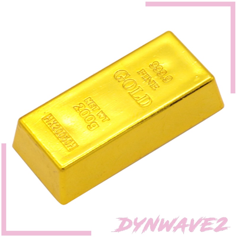 Thanh vàng giả Mô phỏng vàng Đạo cụ khăn giấy Đồ chơi trang trí bàn