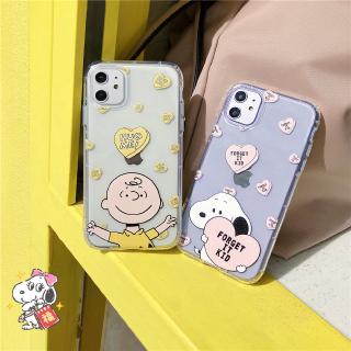 Snoopy case iphone x 7 7plus 8 8plus xs xr xsmax iphone 11 11 pro 11 pro max soft protector