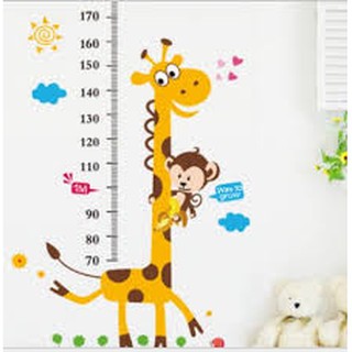 Decal dán tường hươu cao cổ