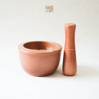 Bộ chày cối gỗ nhà bếp