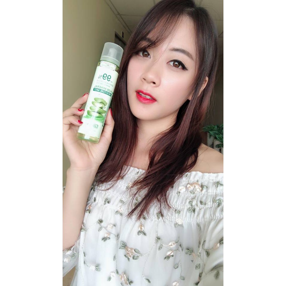 Xịt khoáng Benew lô hội 150ml Cân bằng pH, dưỡng ẩm cho da, làm sạch và làm dịu da