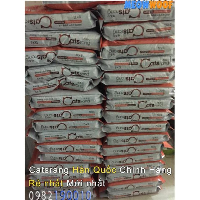 💛 Catsrang 5kg Thức ăn mèo từ Meowwoof.vn + QUÀ TẾT