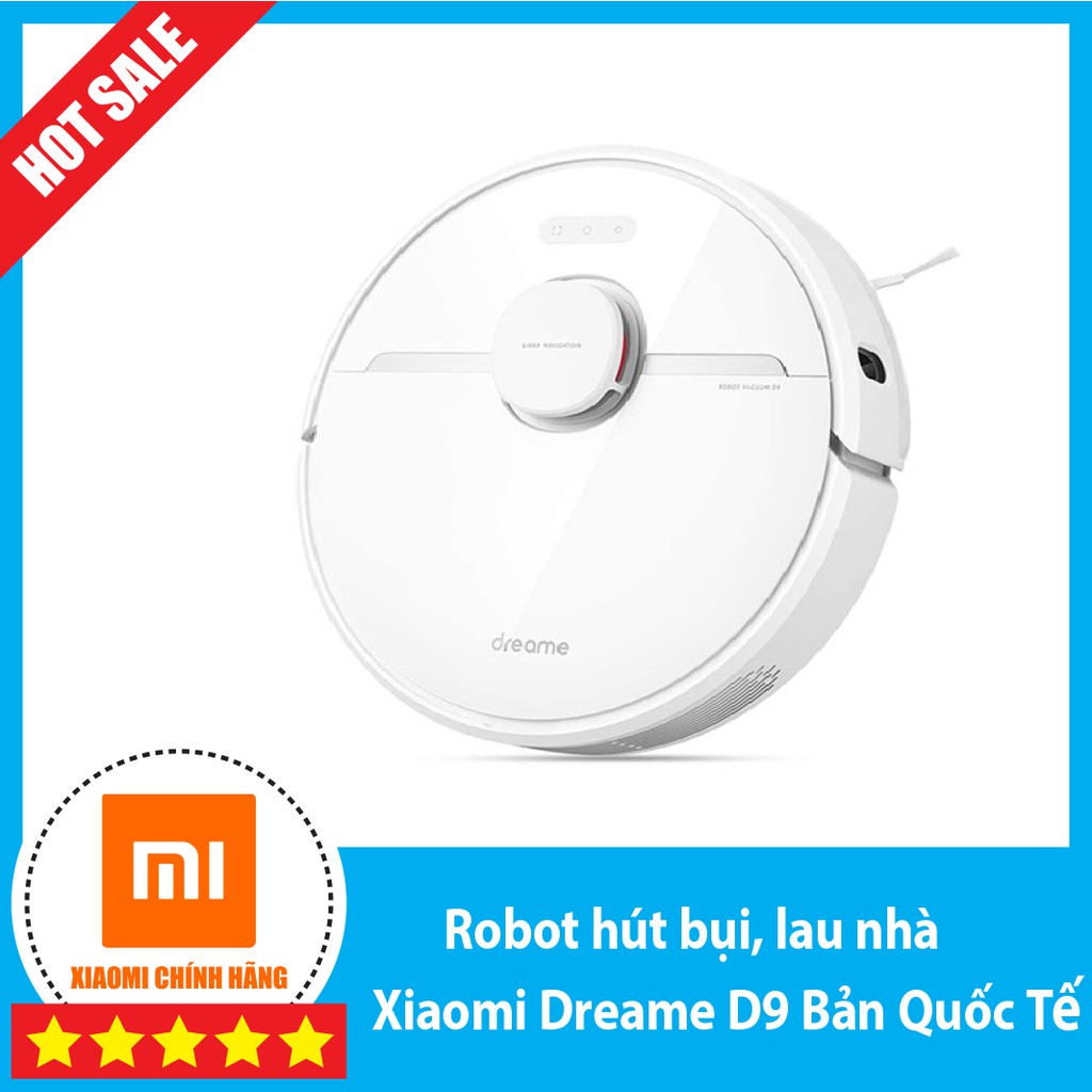 [Bảo hành 1 năm] Robot hút bụi, lau nhà Xiaomi Dreame D9 /D9 Pro/D9 Max chính hãng, bản quốc tế,  App Mi Home