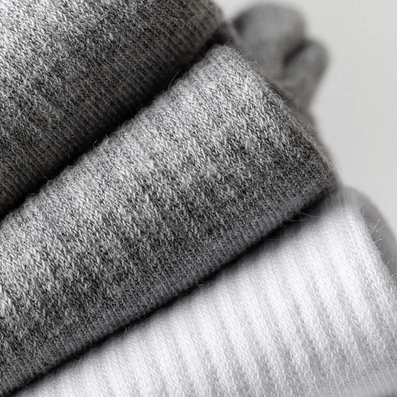 Vớ Cotton Thể Thao Màu Sắc Đơn Giản Thoáng Khí Cho Nam Nữ