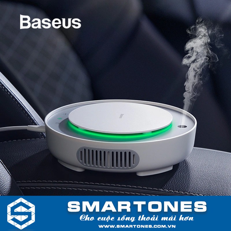 Máy lọc không khí Baseus Freshing Breath cho xe ô tô,phòng ngủ,tạo độ ẩm, ion làm sạch không khí bảo vệ khỏi bụi PM2.5