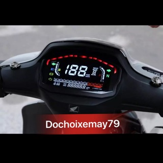 Đồng hồ điện tử Ducati gắn cho Wave kèm bợ cổ