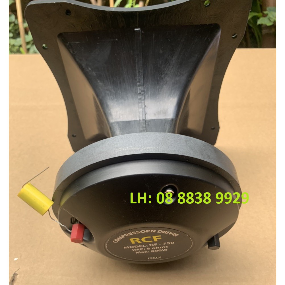 CỦ KÈN SÂN KHẤU RCF 750 NẮP NHÔM COIL DẸT CAO CẤP NHẬP KHẨU + HỌNG 23X23 KÈM TỤ - GIÁ 1 LOA