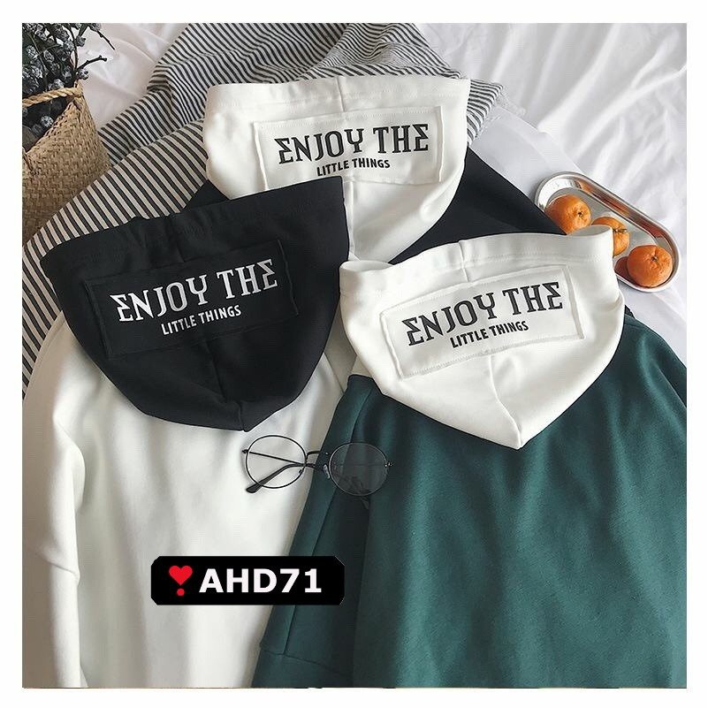 ÁO HOODIE CÓ NÓN CHẤT NỈ BÔNG NAM NỮ ĐỀU MẶC ĐƯỢC THỜI TRANG CÁ TÍNH PHONG CÁCH HÀN QUỐC