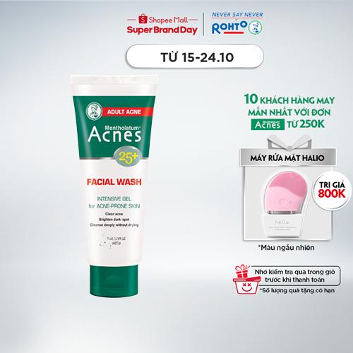 Gel rửa mặt ngăn ngừa mụn tuổi trưởng thành Acnes 25+ Facial Wash 100g