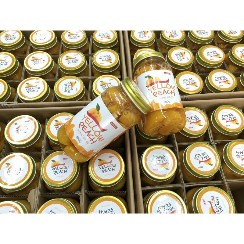 ĐÀO NGÂM HÀN QUỐC 680G ( ĐÀO VÀNG NONGWOO)