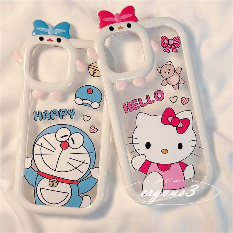 Ốp Điện Thoại Mềm In Hoạt Hình Hello Kitty Cho iPhone 13 12 11 Pro Max SE2020 X XR Xs Max 7 8 6 6s Plus