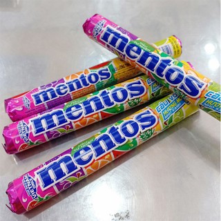 Kẹo nhai mentos vị trái cây, 37.8g (cây)