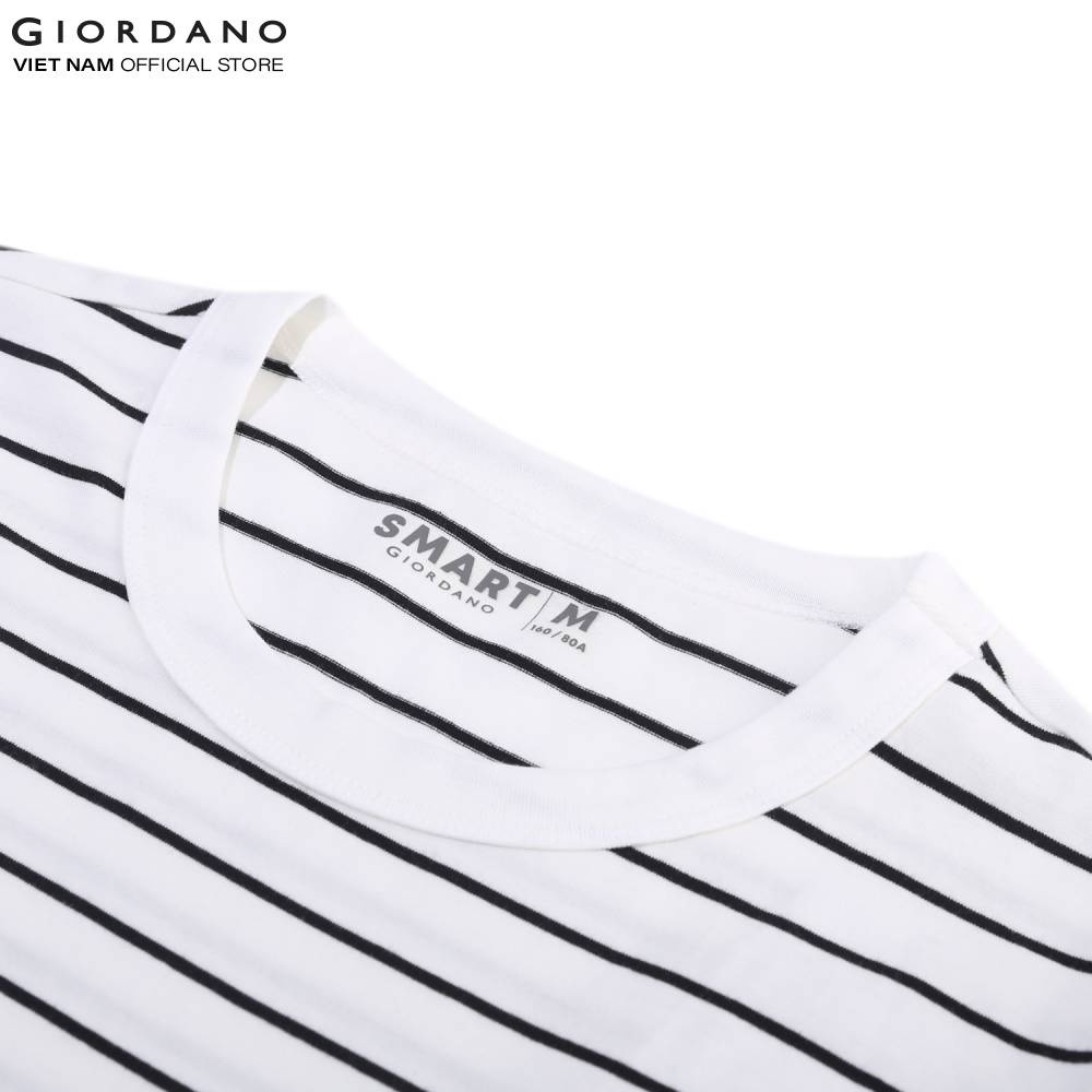 Áo Thun Nữ Ngắn Tay Trơn Giordano 05321246