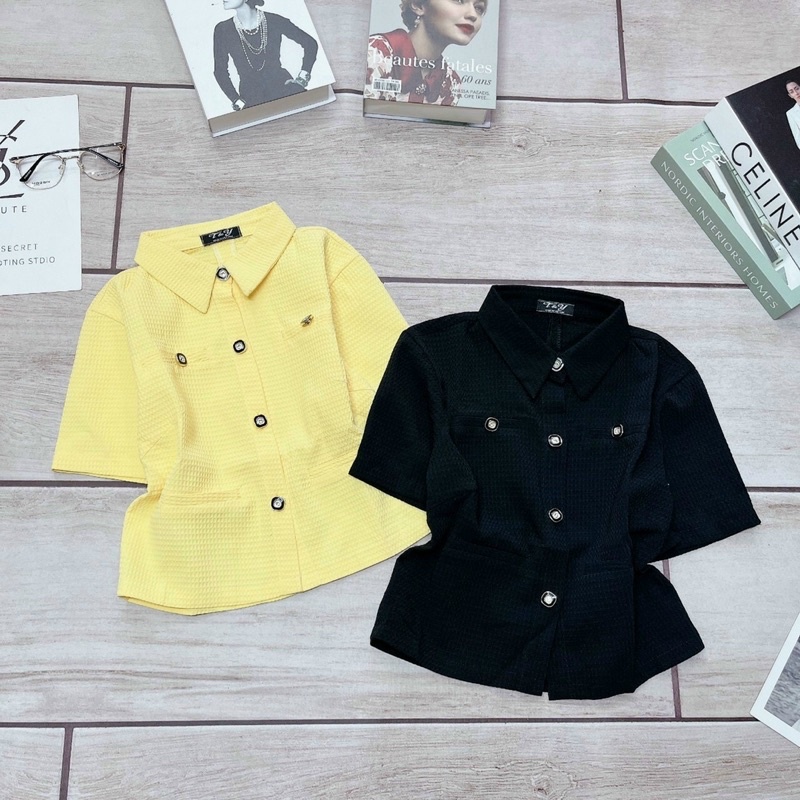 ÁO KIỂU THIẾT KẾ FORM NGẮN