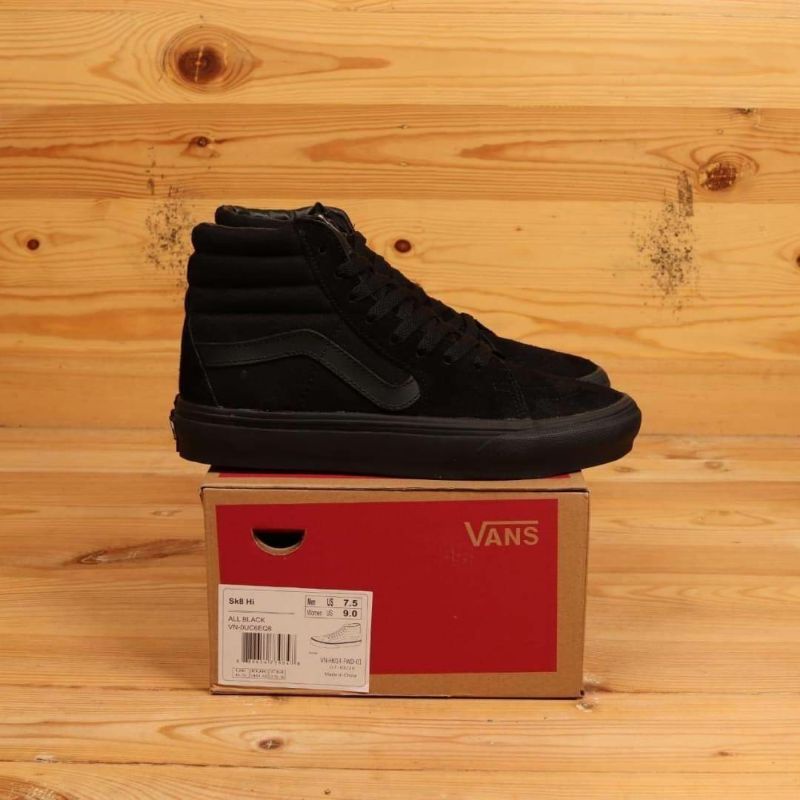 Giày Thể Thao Vans Sk8 Hi Màu Đen Cá Tính