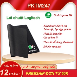 Lót chuột cỡ nhỏ 15x20cm - màu đen pktm247