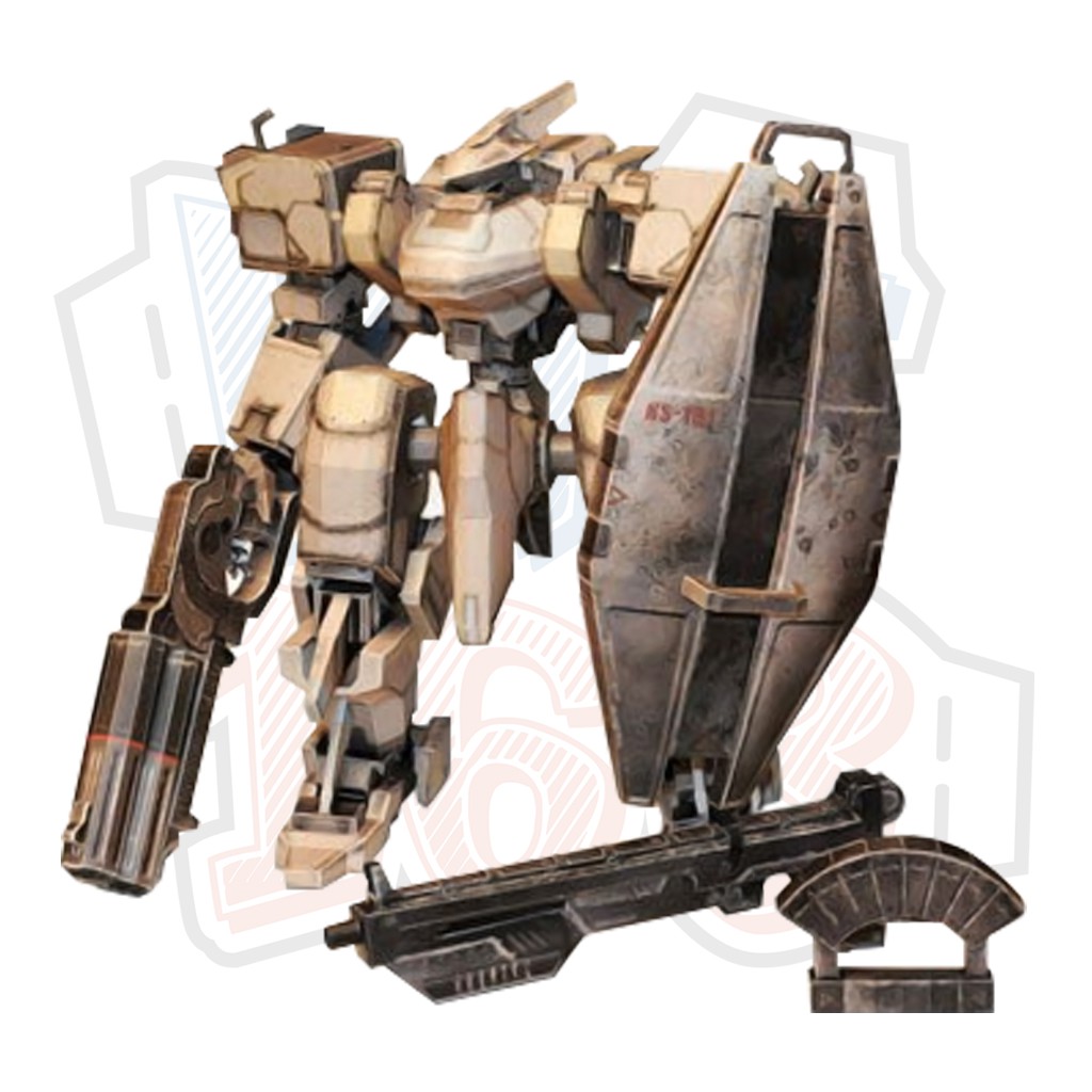 Mô hình giấy Robot Zephyr - Front Mission Evolved