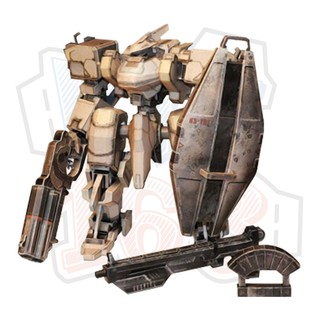 Mô hình giấy Robot Zephyr - Front Mission Evolved