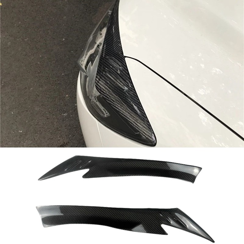 Miếng Dán Trang Trí Đèn Pha Xe Ô Tô Mazda Cx-5 Bằng Sợi Carbon