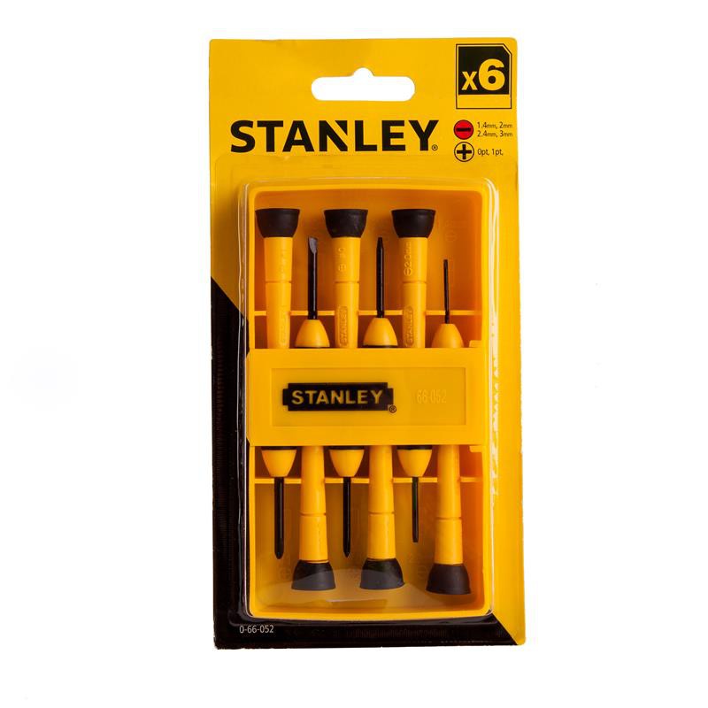 Bộ tô vít sửa chữa đồng hồ 6 chiếc Stanley 66-052