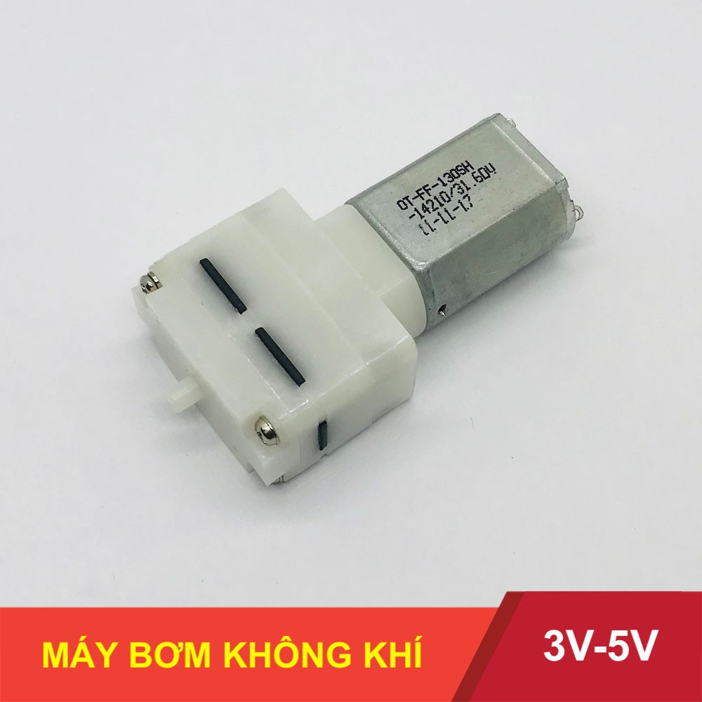 Máy bơm không khí mini bơm oxy motor 130 điện áp 3V - 5V - LK0213
