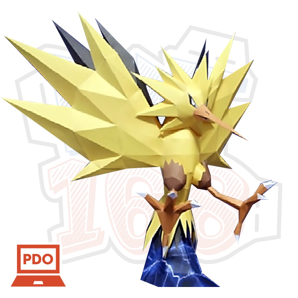 Mô hình giấy Anime Pokemon Zapdos