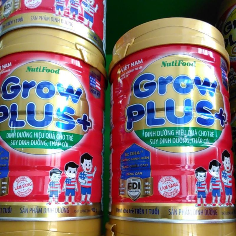 Sữa Nuti Grow Plus đỏ 900g
