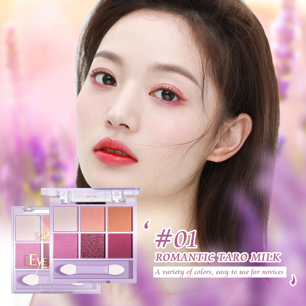 Bảng phấn mắt SANIYE E0644 nhám với 6 màu 5.4g | BigBuy360 - bigbuy360.vn