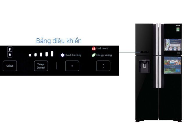 Tủ lạnh Hitachi inverter 540 lít R-FW690PGV7. NEW100% Model 2018