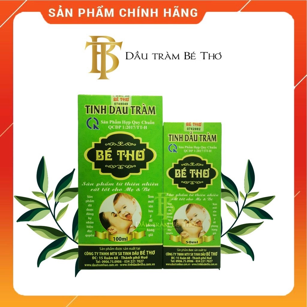 TINH DẦU TRÀM BÉ THƠ 50ML - MẸ KHỎE CON NGOAN