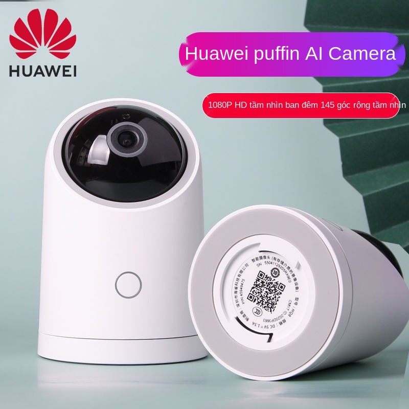 Huawei Smart Choice HQ8 AI Puffin Camera 360 độ HD nhìn toàn cảnh ban đêm qua mạng không dây