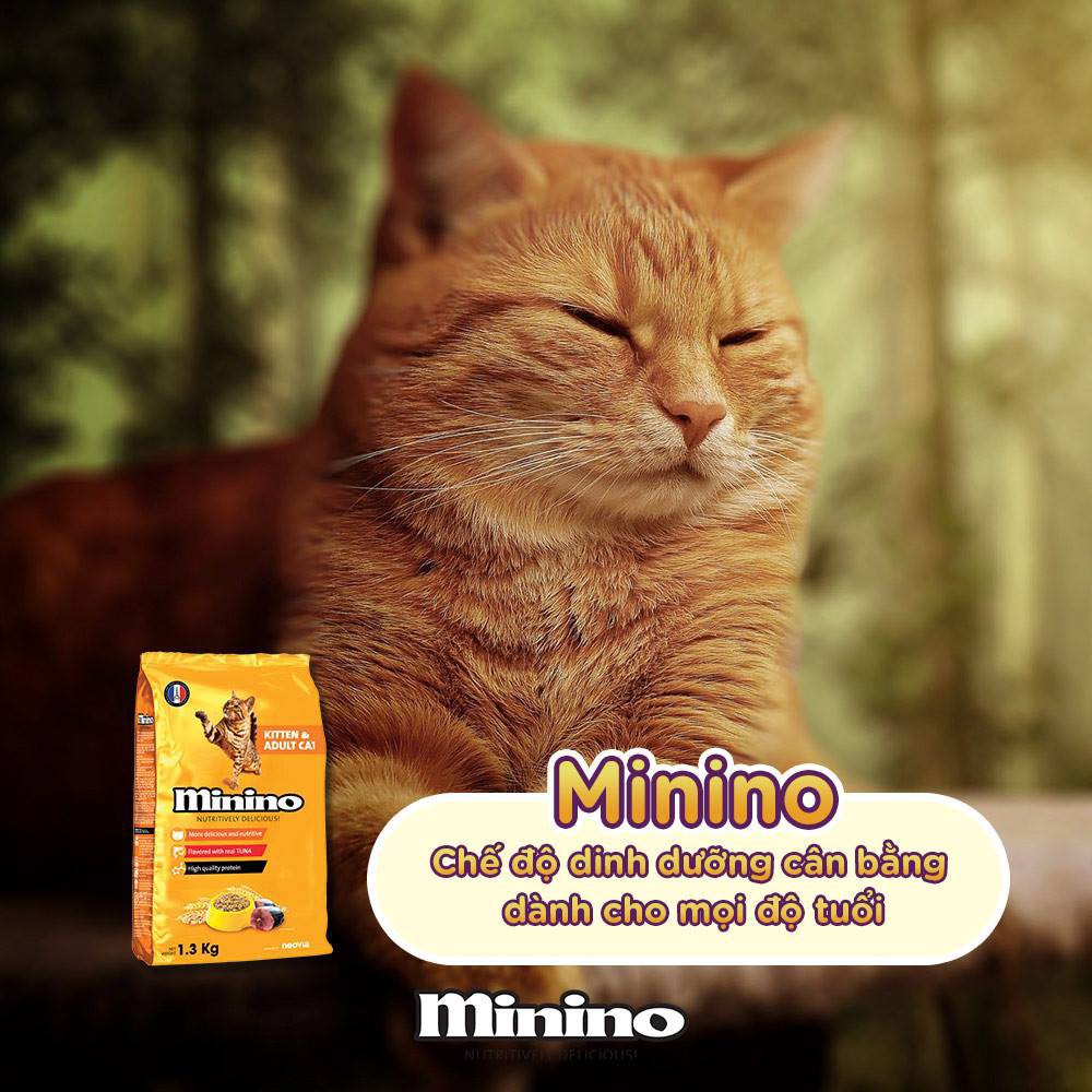 Thức ăn cho mèo Minino Tuna Flavored 480 gr