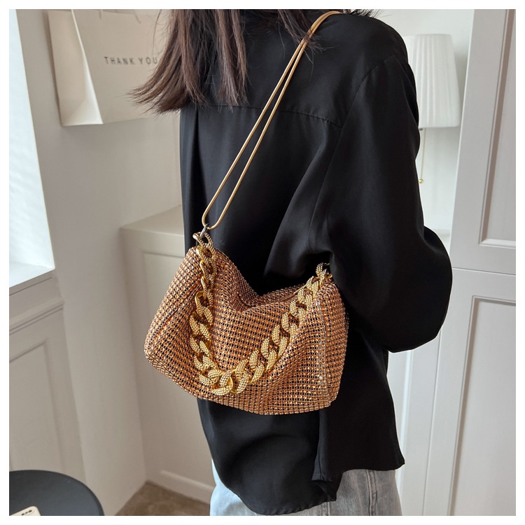 Túi Đeo Vai Thời Trang Mùa Hè 2022 Đính Đá Cho Nữ