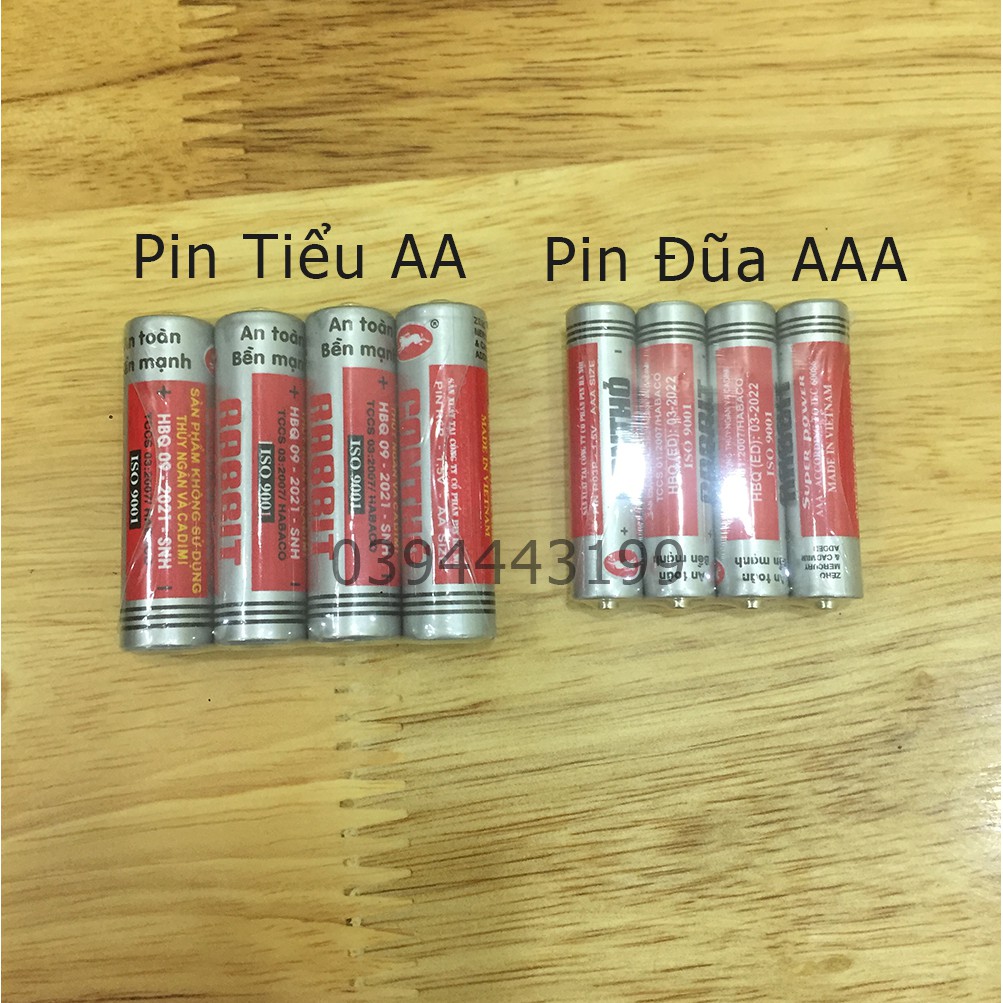 Combo 6 pin đũa con thỏ AAA 1.5V | Shopee Việt Nam