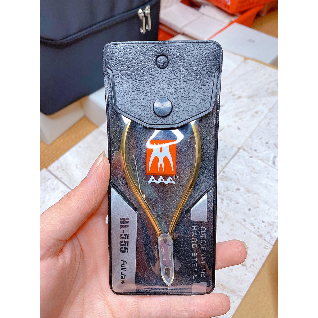 Kìm Nhặt Da Chết, Lấy Khóe AAA HL555, HL205, Kềm Cắt Da Mạ Vàng Cực Bén Siêu Bền - Chuyên Nail Mi