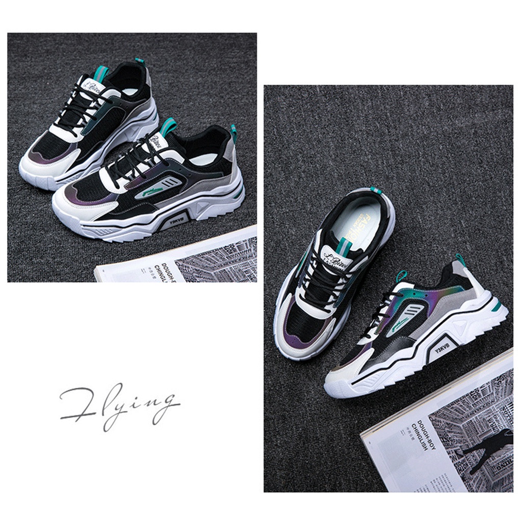 Giày Sneaker nam cao cấp đế tăng chiều cao mẫu mới hot trend 2022 G - 416