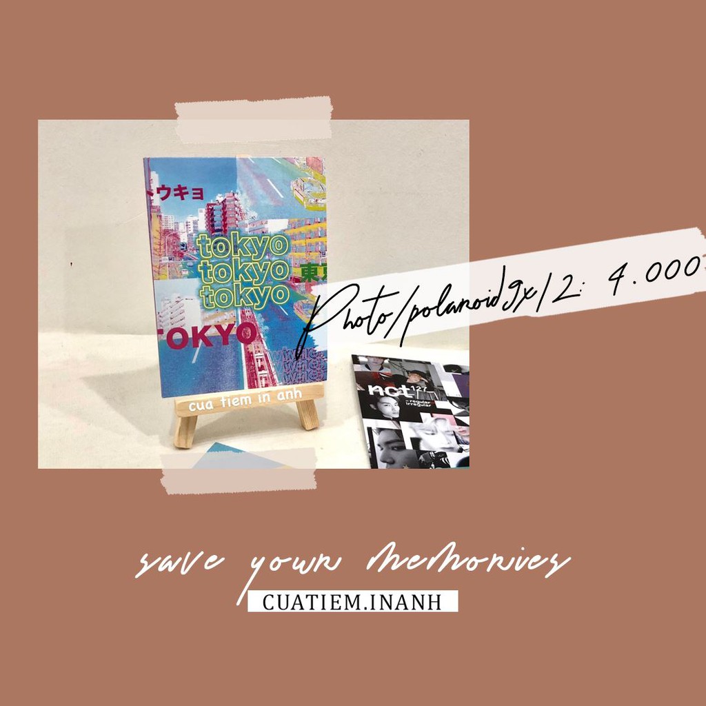 In Ảnh Polaroid, Film Theo Yêu Cầu - Ảnh Đã Được Ép Lụa Bảo Vệ