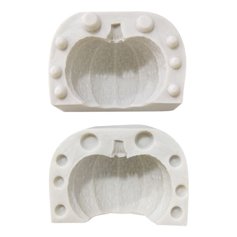 Khuôn Silicone Làm Bánh Hình Quả Bí Ngô Halloween 3D