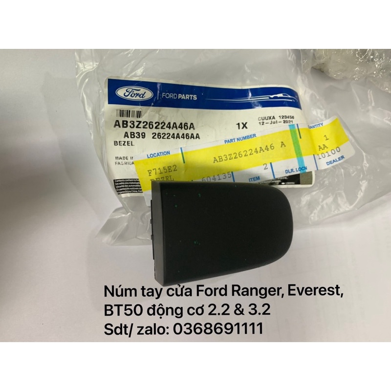Núm đuôi tay mở cửa ngoài Ford Ranger, Ford Everest, Mazda BT50 động cơ 2.2 & 3.2