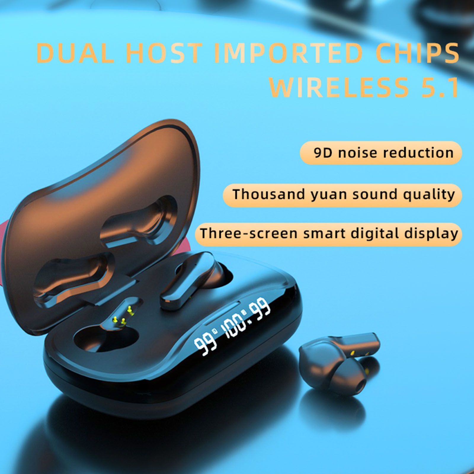 Tai Nghe Bluetooth 5.1 Không Dây 1500mah Tws-210 Kèm Phụ Kiện