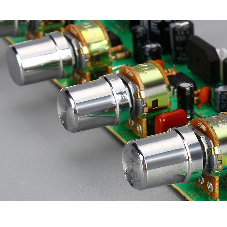 Mạch khuếch đại âm sắc  cho Amply, Dàn âm thanh. Điều khiển Volume, Bass, Mid, Treble, Nguồn 12V - 15V