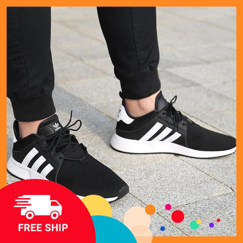  [CÓ SẴN + FREESHIP] Giày thể thao Adidas XPLR đen vạch trắng (có phản quang)