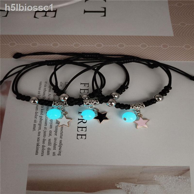 ☾Bạn gái dễ thương Vòng tay ba người phát sáng nữ sinh phiên bản Hàn Quốc hai cặp đôi net nổi tiếng nam trái tim | BigBuy360 - bigbuy360.vn